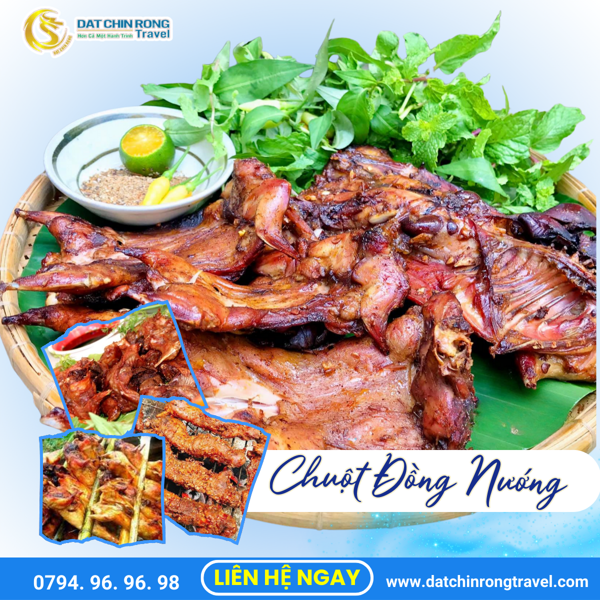 Chuột đồng nướng