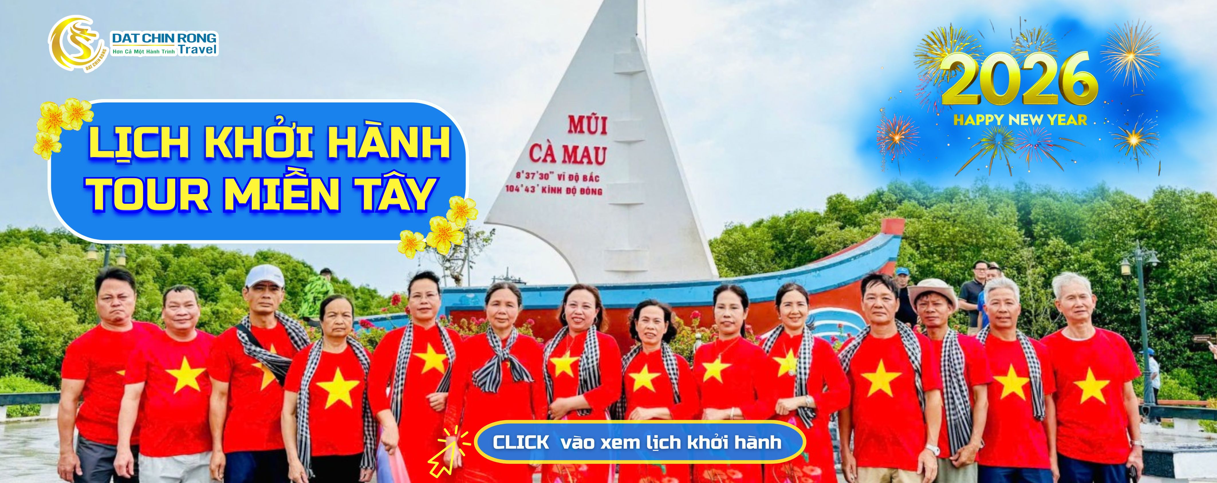 lịch khởi hành tour miền tây